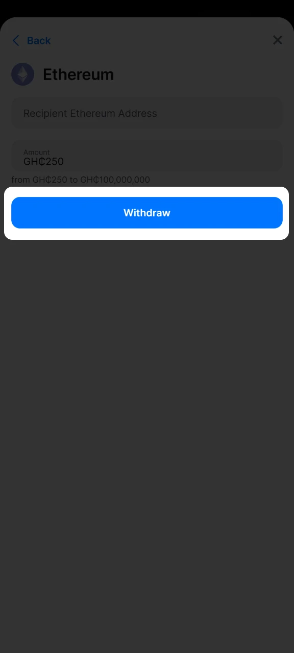 Complete the withdrawal transaction on the 1win website.