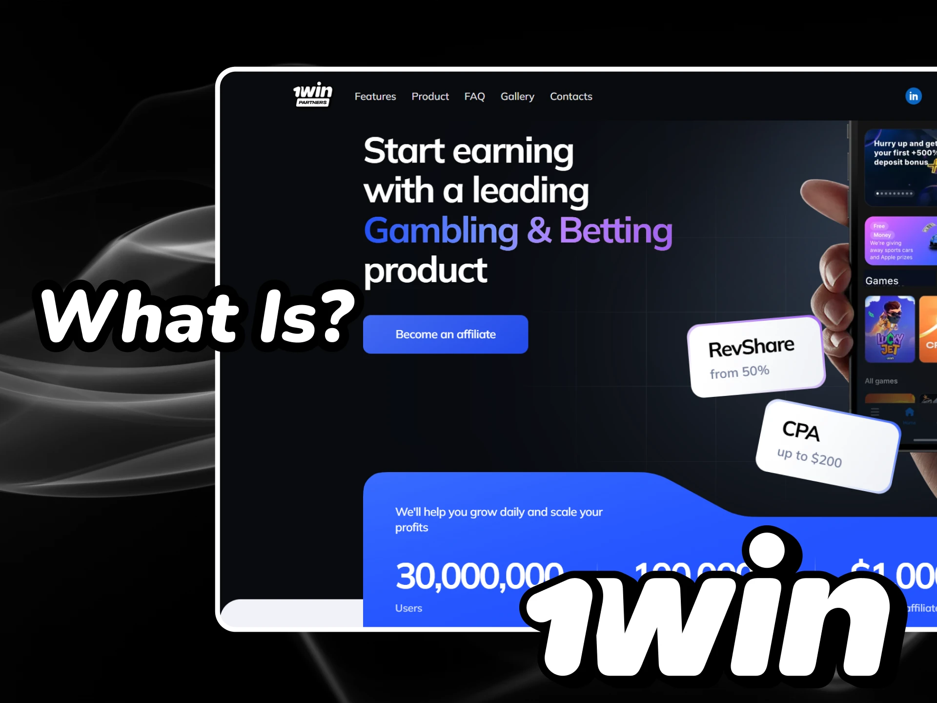 Learn more about the 1win affiliate program in Ghana.
