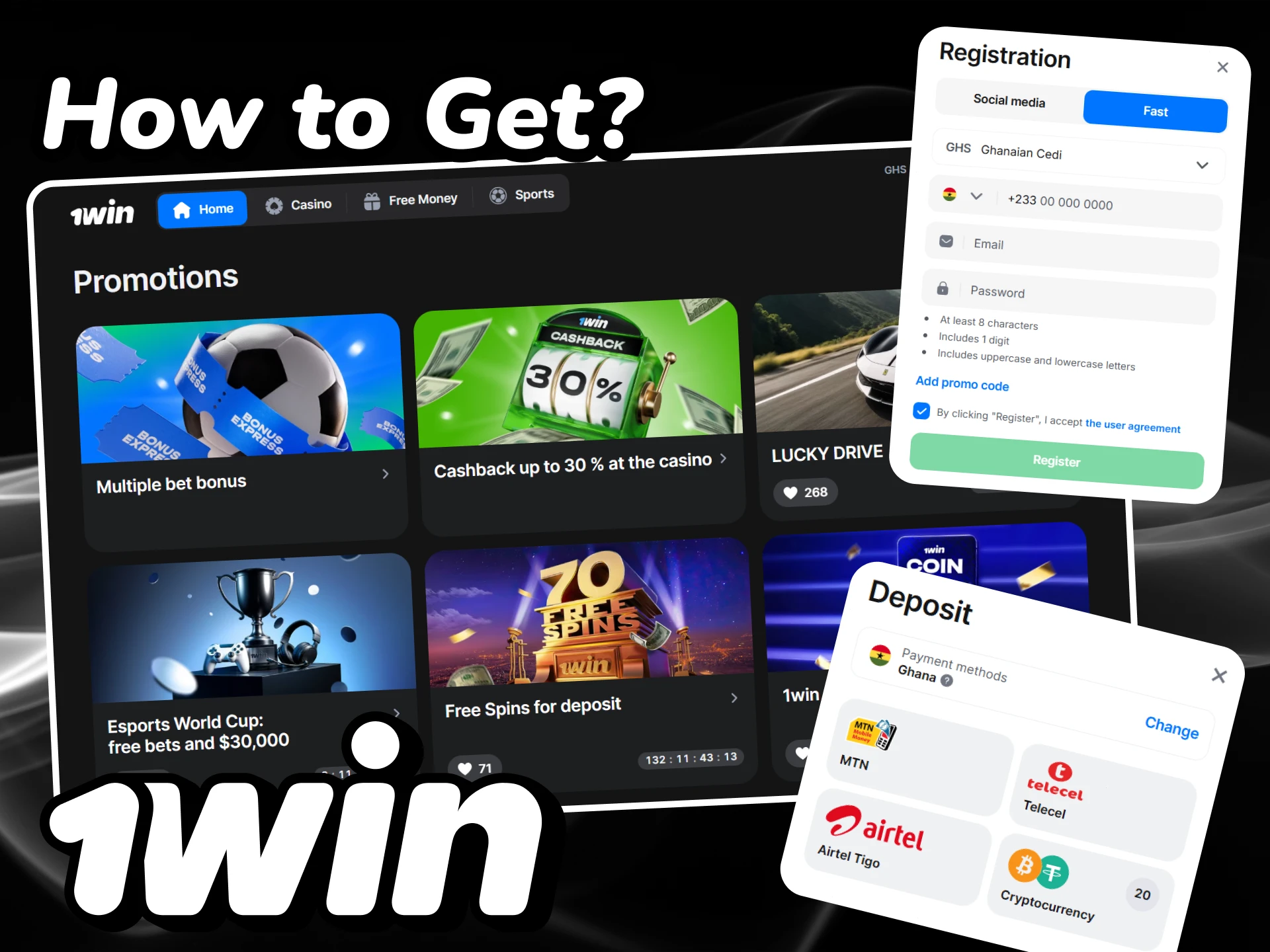 Find out how to receive bonuses from 1win.