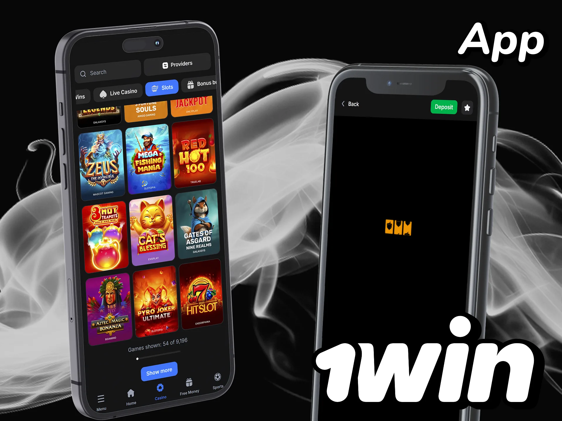 Download the 1win app and play anywhere.