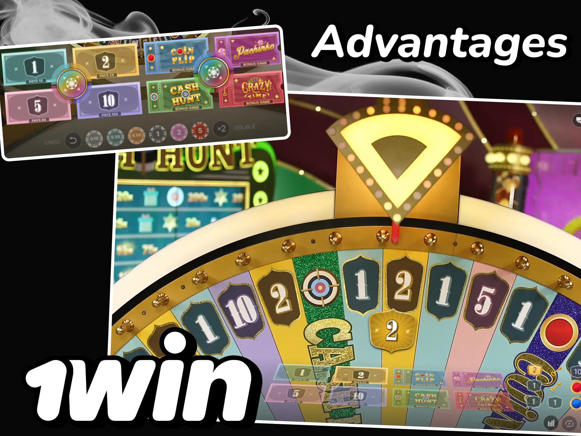 Discover all the benefits of the Crazy Time game at 1win.