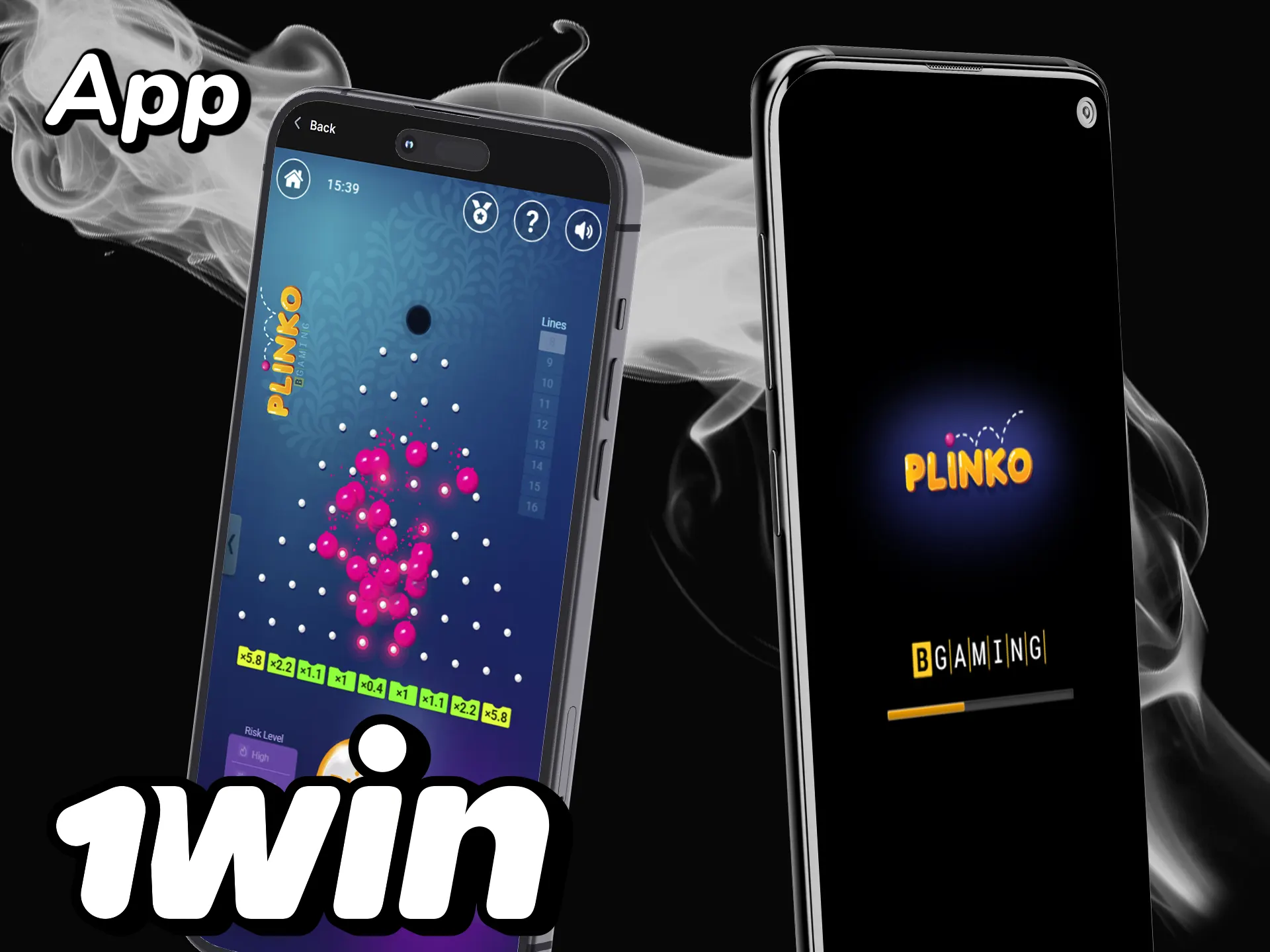 Download the 1win app and play Plinko anywhere.