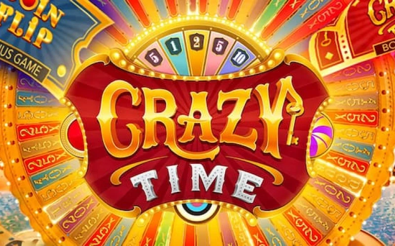 Open the popular slot Crazy Time at Casino 1win.