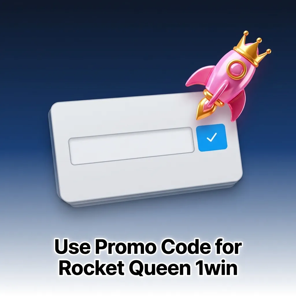 Enter promo code ROCKETWIN at 1win to unlock exclusive bonuses and free bets for Rocket Queen game