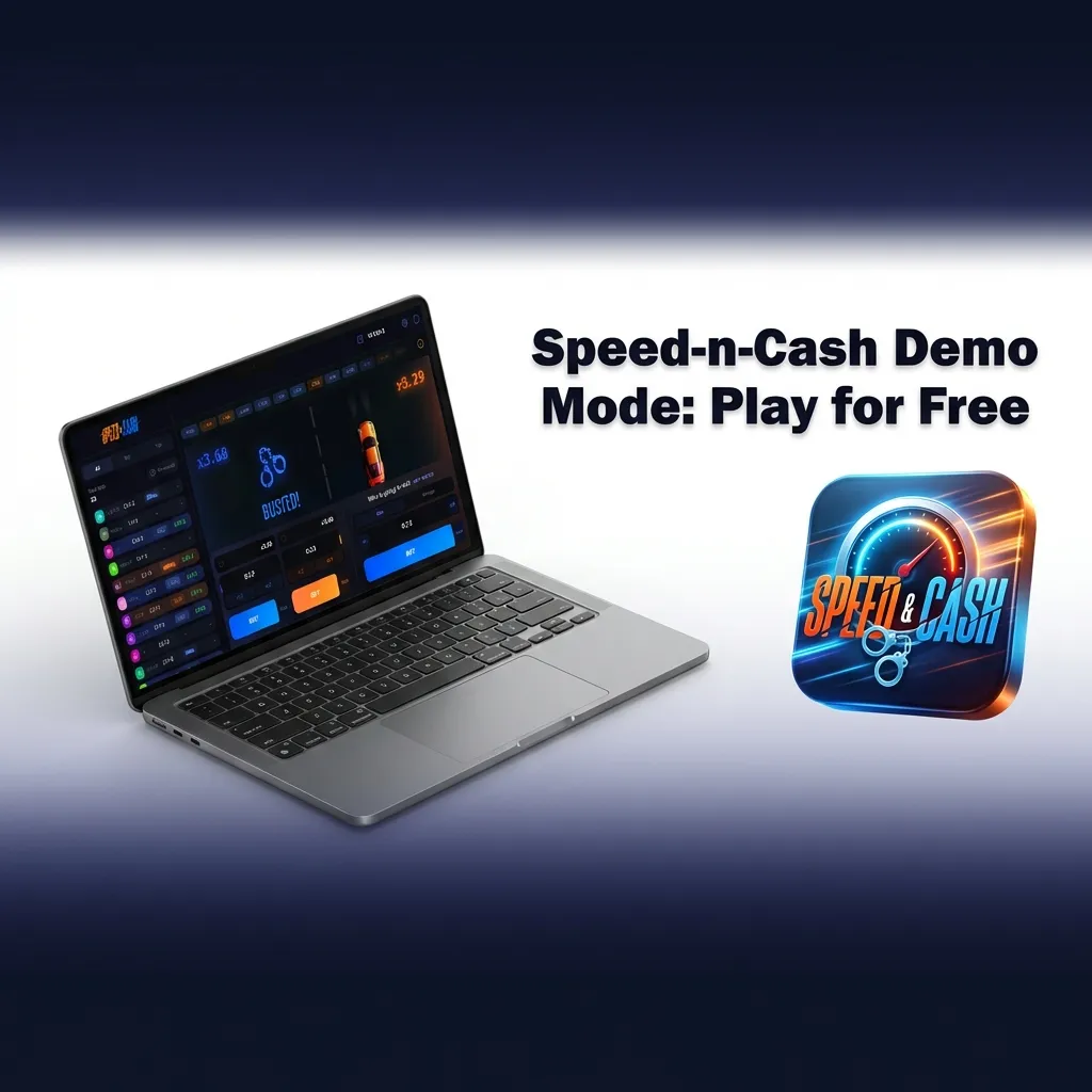 Player testing Speed-n-Cash demo mode with virtual credits on 1win platform