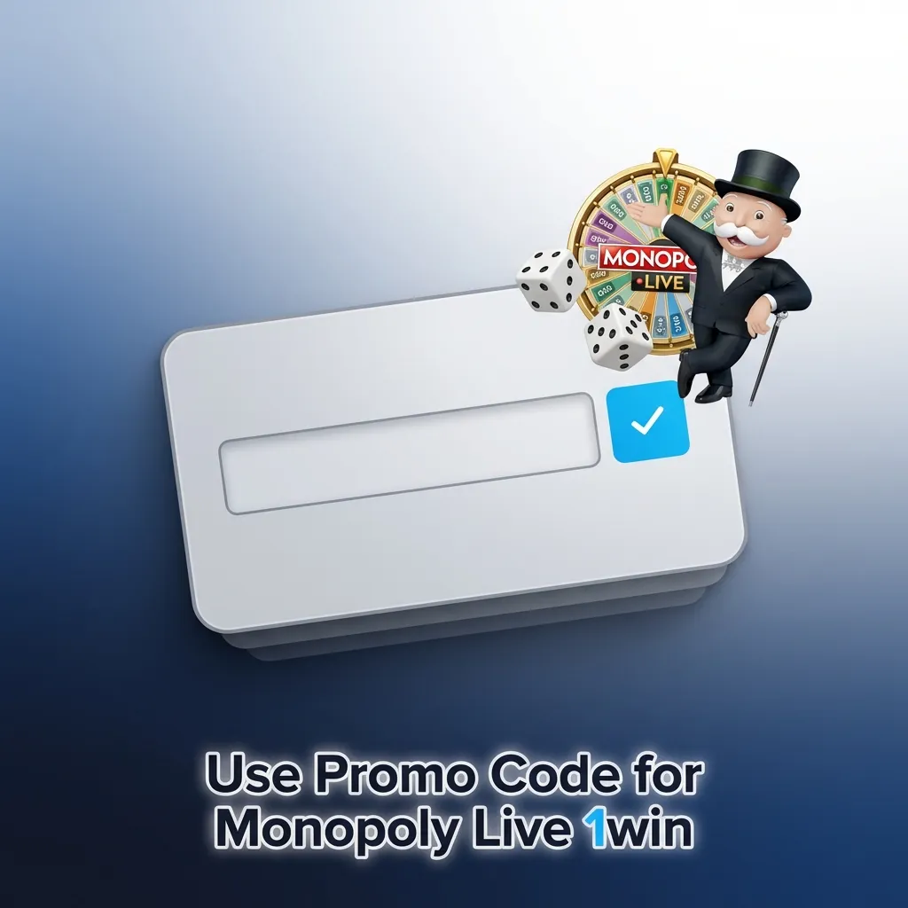 Monopoly Live 1win promo code LIVE500 shown on deposit page for 600% crypto bonus activation